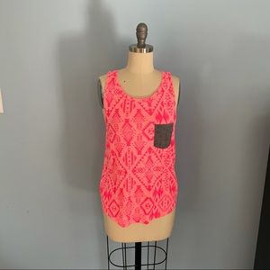 Pink Victoria Secret Tank Top Pocket Size XS
